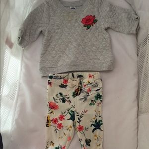 3/6 month old navy outfit